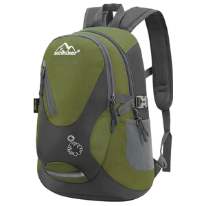 sunhiker Cycling Hiking Backpack Water Resistant Travel Backpack Lightweight SMALL Daypack M0714 (Navy Green)