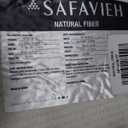 SAFAVIEH Natural Fiber Area Rug 5x7 Textured,  Maize Linen
