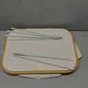 LONBET Laundry Basket with Lid, Made from Breathable Fabric | Aesthetic Clothes Hampers for Laundry with Side Handles & Sturdy Bamboo Frame (40 Gallons - Double, Beige)