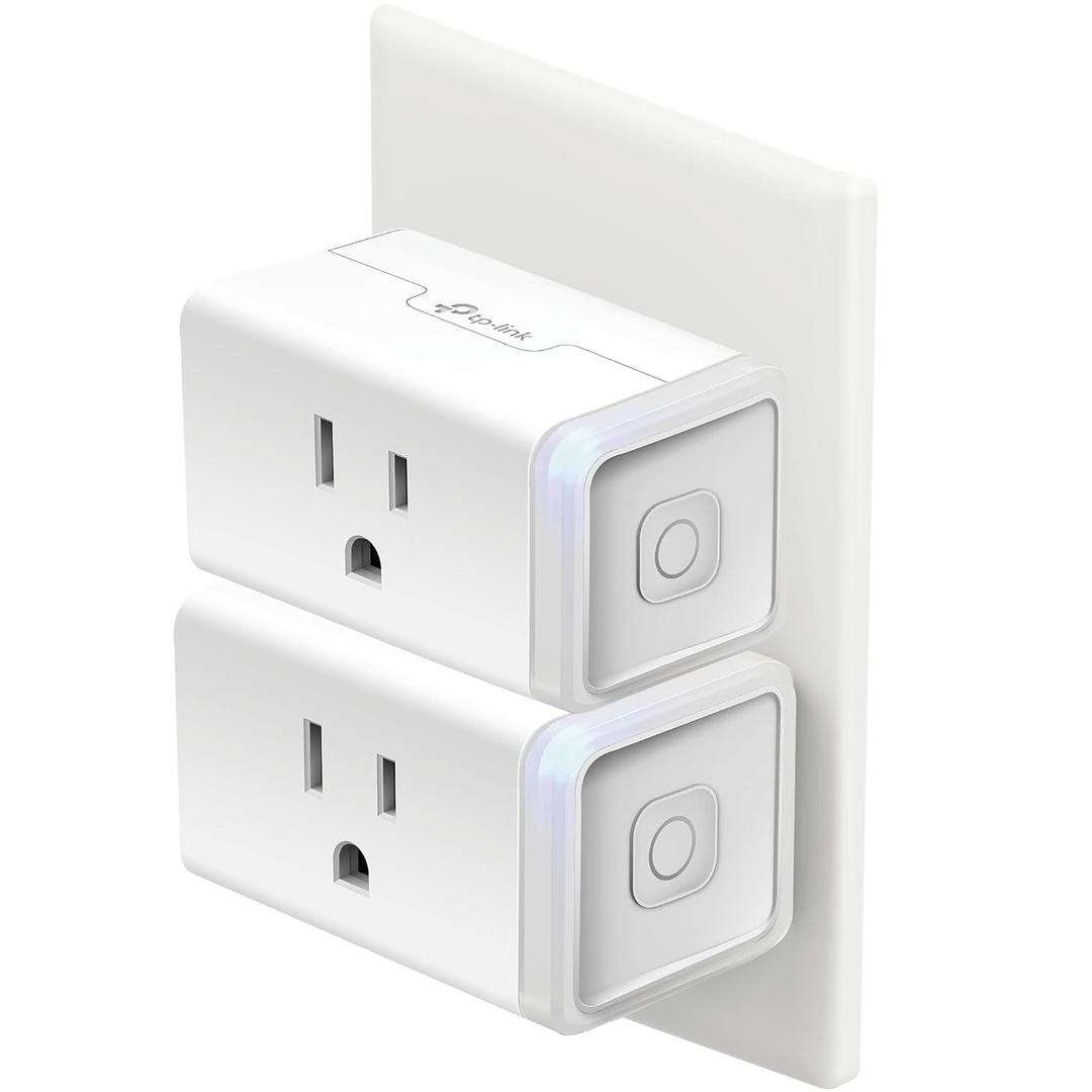 Kasa Smart Plug HS103P2, Smart Home Wi-Fi Outlet Works with Alexa, Echo, Google Home & IFTTT, No Hub Required, Remote Control,15 Amp, UL Certified, (Pack of 2) White