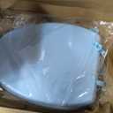 Foam Toilet Seat Elongated Soft Cushion Bathroom Toilet Seat with Thick Foam Padding Comfortable Support Easy to Clean 17.91X13.77X1.57 Inch