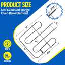 MEE62306504 Range Oven Broil Heating Element Compatible with LG LRE3023SW LRE3021ST/00, MEE62306504 Oven Bake Broil Element 240V 4000W Replace PS12582157 MEE62306501 AP6337106 CH060504 4880884