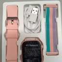4G Kids Smart Watch GPS Tracker, Smartwatch for Kid with Video Calling, Voice Chat, Class Mode, SOS , Pedometer, Alarm, SIM Card HD Touch Screen Phone Watch Gift for 4-12 Girls Boys (Light Pink)