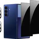 2 Pack Privacy Screen Protector for Samsung Galaxy Z Fold 7 Anti-spy Tempered Glass Flim 2 Pack Camera Lens Protector Accessories