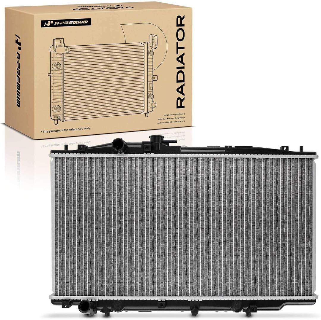 A-Premium Engine Coolant Radiator Assembly Compatible with Honda Accord 2003 2004 2005 2006 2007, V6 3.0L GAS, Automatic Transmission