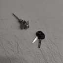 X AUTOHAUX 1 Set Front Door Lock Cylinder Set Kit with 2 Keys for Hyundai Sonata 2015-2019 1.6L 2.0L 2.4L Left Driver Side Door Lock Set Tumbler with Key 81970-C1A00 LH Metal