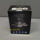 Socket Fan Light, Light Bulb Fan 20.5IN Dimmable, Screw in Socket Fan Ceiling Fan with Light for Garage, Kitchen, Basement (Wood Grain)