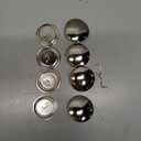 Dritz 213-60 Half Ball Cover Buttons, Size 60 - 1-1/2-Inch, 4-Sets
