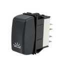 Headlight Switch Compatible with Kenworth Fog Light Control Button Replacement for P27104010 P27-1040-10 577.56925 57756925 8961K1901 Dome Lamp Rocker