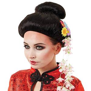 fun shack Geisha Costume Women, Japanese Wigs, Geisha Hair Accessories, Chinese Hair Wig