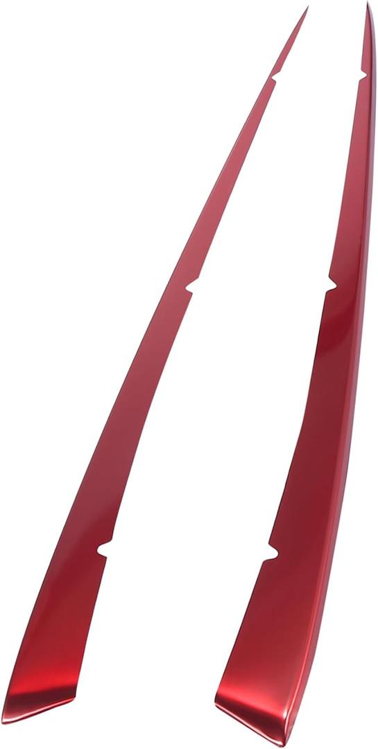 2pcs Front Center Hood Grille Grill Cover Trim for Toyota Camry SE XSE Models 2018-2021 Red Front Grille Cover Trim Protector Sticker Replacement