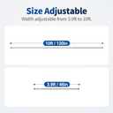 4-10ft Adjustable Crossbar Pipe and Drape for Backdrop Stand