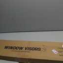 Window Visors Rain Guards for 2024 2025 2026 Toyota Grand Highlander & Lexus TX, Out-Channel Window Vent Wind Deflectors Visors Shades