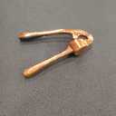 Zulay Kitchen Premium Garlic Press Set - Rust Proof Professional Garlic Mincer Tool - Easy-Squeeze, Easy-Clean with Soft Handle - Silicone Garlic Peeler & Brush (Rose Gold), Large