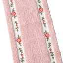 Beautiful Rose Flower Area Rugs for Living Room Bedroom Bathroom Rugs Bath Mat Super Soft Non Slip Absorbent Floral Style Nice Pink 17.71 x 49.21 Inch