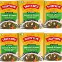 Tasty Bite Kashmir Spinach, Ready to Eat, 10 Ounce, Pack of 6, Microwavable Entrée in Light Curry Sauce, Vegetarian, EXP: Jun/30/2027