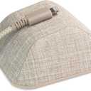 Smartish Magnetic Cord Holder - Cable Wrangler Organizer with Magnet Clips for Charger Management on Desktop, Nightstand for USB-C + Lightning - Lightly Toasted Beige (Medium)