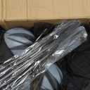 Halloween Decorations, Set of 3 Light Up Witches Holding Hands Witches with StakesVoice Control Witch Glowing Head Waterproof for Outside Garden Statue Decoration Grass Lawn