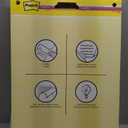 Post-it® Super Sticky Tabletop Easel Pad, 20" x 23", White, Pad of 20 Sheets