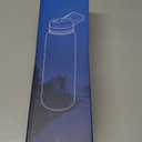 RAYMYLO Insulated Water Bottle 24oz, Triple Wall Vacuum Stainless Steel (Cold for 48 Hrs, Hot for 24Hrs), Leak Proof & Non-BPA, 24oz Hydro Water Flask with Paracord Handle & Straw Spout Lids (Green Pink Purple Gradient)