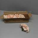 Artificial Hydrangea Flower 20cm Big Flower Head European-Style Simulation Flower Hydrangea Wedding Decoration(Korean Powder), 5 Pack