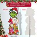 2 x Large Christmas Decorations Calendar Sign, Christmas Advent Calendar Cardboard Cutout Standup for Xmas Home Indoor Decor
