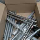 Simple Houseware Standard Rod Garment Rack, Silver