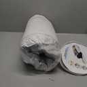 SCHNAUZER HOME Body Pillow for Adults - Soft Long Bed Pillows Insert for Sleeping - Shredded Memory Foam & Removable Washable Cover - Swan Shaped Pregnancy Side Sleeper Pillow 49 Inch (Grey)