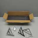 BAYKA Wall Mounted Floating Shelves, Wood Floating Wall Shelf for Books & Decor, Small Space-Saving Display & OrganizerBlackSet of 3 (16-inch Mixed)