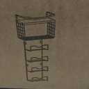Towel Racks for Bathroom,Towel Rack Wall Mounted, 6 Tier Rolled Or Folded Towel Holder with Floating Shelves, Bathroom Towel Holder for Bath, Hand Towels,Metal,Full White
