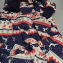 Dog Recovery Suit After Surgery Female Male, Medium Large Dog Neuter Shirt Cone Alternatives Prevent Licking Surgical Onesies (Christmas Blue, 5XL)