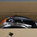 Black LED Headlight Assembly Compatible With 2020-2024 Ford Explorer XLT/Limited non-Adaptive Full LED w/DRL Headlights OE Style Headlamp Left Driver Side MB5Z13008AU FO2502399