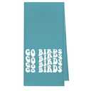 kunlisa Trendy Groovy Go Birds Football Kitchen Towels,Football Hand Towels,Eagle Decor,Eagles Fan Gifts,16×28 Inch（Light Green）
