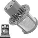 WD12X25995 Dishwasher Ultra Fine Filter and Basket Assembly Compatible With GE Hotpoint Haier dishwashers Replaces PS16217023 AP6989426 4962336 EAP16217023