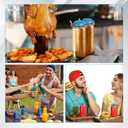 2 Pcs Silicone Soda Can Lid Reusable Beverages Lids for Standard Size 12oz Cans of Carbonated Beverages, Soda, Beer, Keep More Bubble and Fizz Prevent Spills Press on Cover to Preserve (Classic)