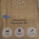 King Pillow Cases Set of 2 - Ultra Soft Hotel Quality Pillowcase Covers - Comfy, Cozy & Wrinkle Free - Shrinkage and Fade Resistant - Machine Washable Pillow Protectors - 2 Piece Set - Heathered Blue