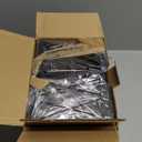 YIGII 3 Pack Adhesive Cabinet Door Organizer, Black Lid Organizer Inside Cabinet Door Storage, Slim Space Lid Holder Wall Mounted for Kitchen, Pantry, Bathroom