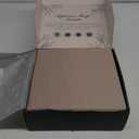 DECOLURE 100% Viscose Derived from Bamboo Sheets California King Size - Luxury 6 Pc Naturally Cooling Sheets, Ultra Soft Bed Set - Deep 17" Pockets, Double Stitching, Oeko Tex Standard (Taupe)