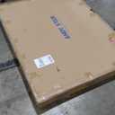 ANDY STAR Black Oblong Mirror, 36x48 Inch Black Oval Mirror for Bathroom with Stainless Steel Metal Frame, Wall Mouned for Bathroom, Living Room, Entryway