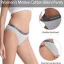 wirarpa Women's Bikini Panties No Panty Line Sexy Cotton Underwear 4/6 Pack (XL)