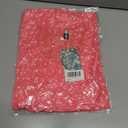 CiCiBird Women Chiffon Floral Blouse 3/4 Ruffle Sleeve Crew Neck Pleated Front Tops Dressy Casual Shirts (XL)