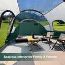 CAMPROS CP 12 Person Camping Tent, 3-Room Family Tent, Rainfly, Waterproof