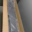 Ciokea Folding Adirondack Chair with Retractable Ottoman Fire Pit Patio Chair with Pull Out Foot Rest Weather Resistant Lawn Outdoor Lounge Chair with 2 Cup Holder (Black)