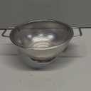 Gulex Colander Stainless Steel 3-Quart, Strainer for Kitchen Food, Dishwasher Safe