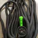 32FT Expandable and Flexible Garden Hose - Strength Durable Fabric and Latex Inner Tube, Lightweight Easy Storage Kink Free Water Hose with Solid 3/4" Brass connectors