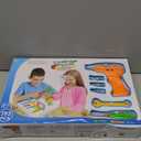 STEM Drill & Build Kit for Kids Ages 3-8 | Electric Toy Drill with 193+ Pieces (Screws, Nuts, Rainbow Fasteners) | Creative Design Construction Toys for Boys Girls | Gift for Birthdays, Christmas