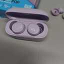 JLab Go Air Pop True Wireless Earbuds, in Ear Headphones, Bluetooth Earphones, Ear Buds with 32H Playtime, Bluetooth Earbuds with Microphone, USB Charging Case, Dual Connect, EQ3 Sound, Lilac