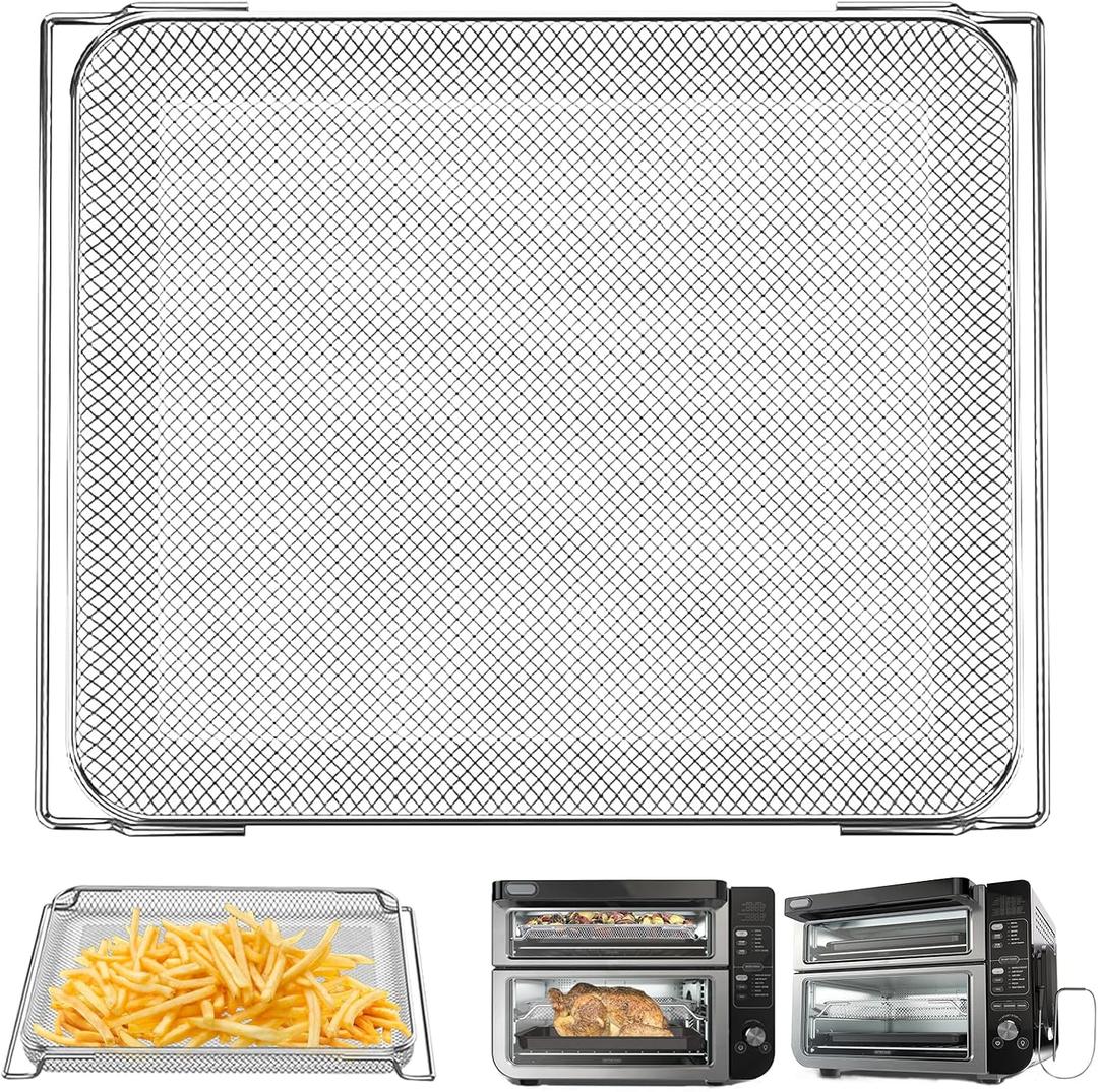 Smart Double Oven Replacement Parts for Ninja DCT451 12 in 1, 13''×12.6'' Steel Toaster Oven Accessories Dehydrator Grill Rack for Ninja DCT601 DCT651 DCT401 DCT402BK Smart Oven