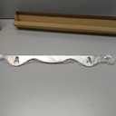 Tonhui Stainless Steel Stove Gap Covers, Kitchen Stove Counter Gap Filler, Range Trim Kit Stove Guard Counter Gap Cover Length 23.4" Heat Resistant for Years of Use - 2 PCS (Left and Right) (Silvery)