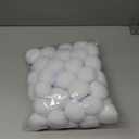 50 Pack Snow Balls for Kids Indoor,Artificial Fake Snowball Fight in a Bucket Set, Soft Christmas Snowball Toy for Soft Snow Ball Game Party,Child Interactive Activities (White)